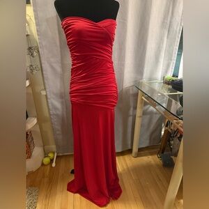 Elegant Red Evening Gown